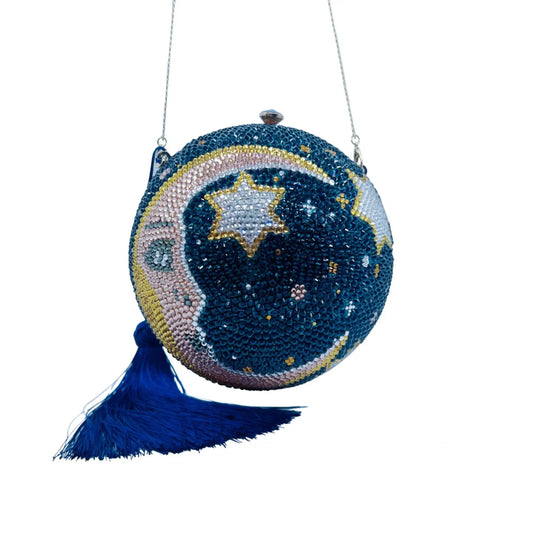 Celestial Sparkle Evening Clutch