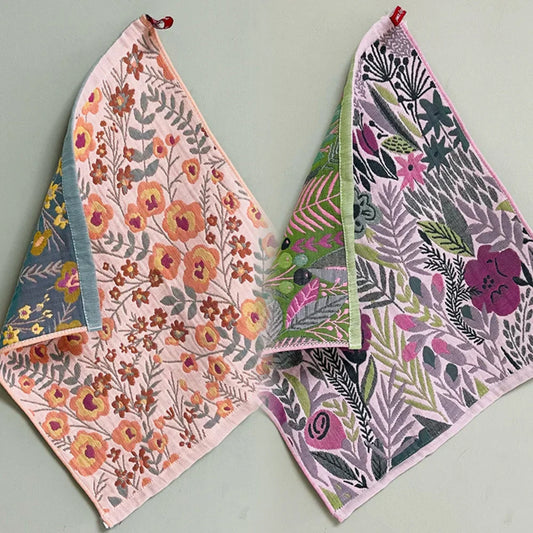 Floral Cotton Tea Towel