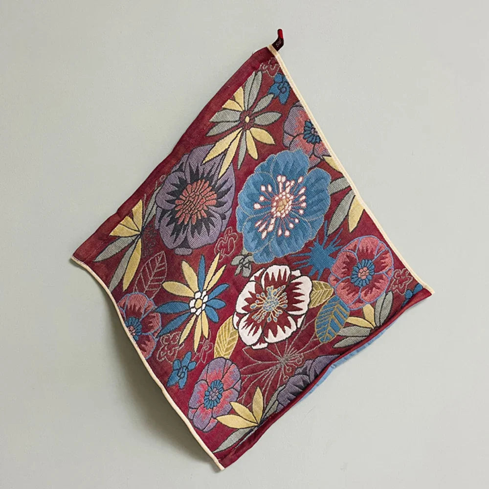 Floral Cotton Tea Towel