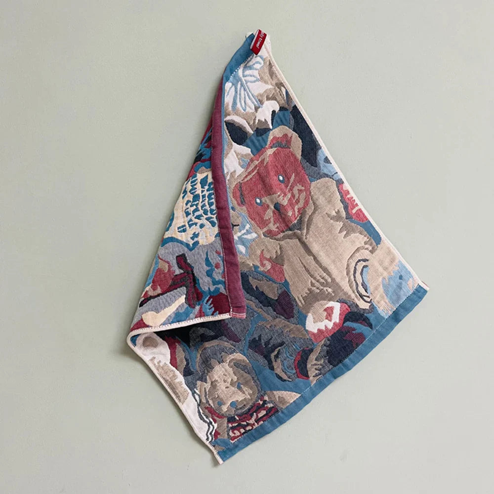 Floral Cotton Tea Towel