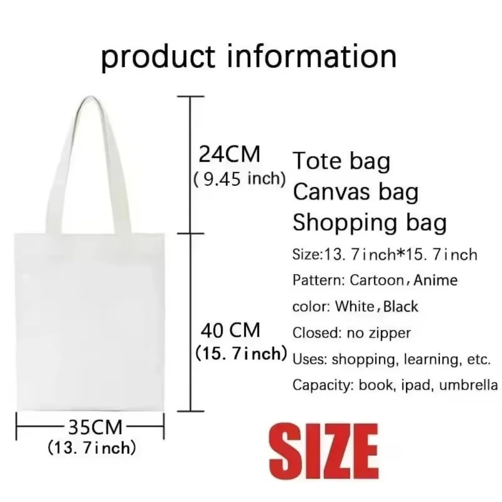 Floral Canvas Tote Bag