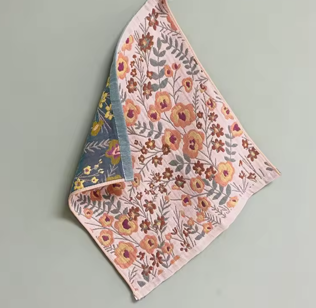 Floral Cotton Tea Towel