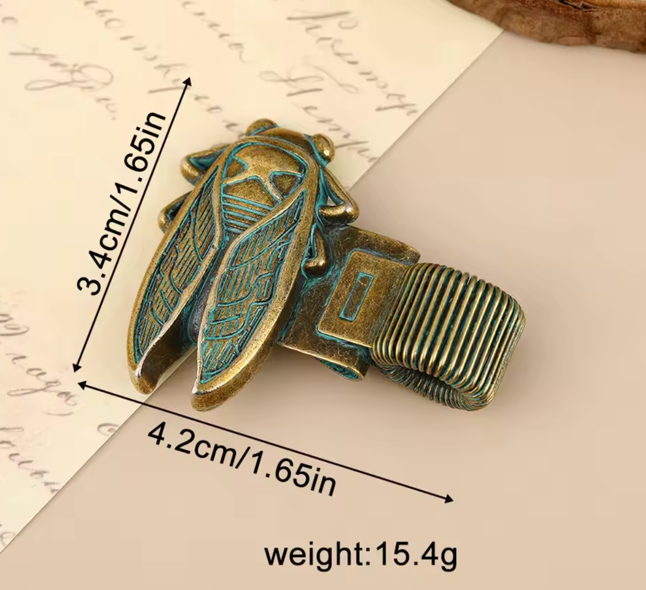 Elegant Vintage Pen Clip